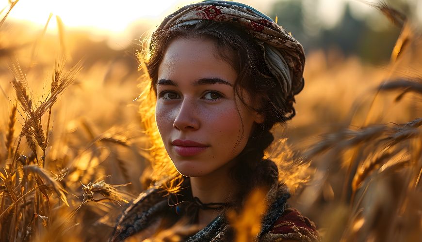 870×500#beautiful-middle-eastern-woman-with-freckled-face-wearing-headscarf-wheat-field-with-glowing-sun